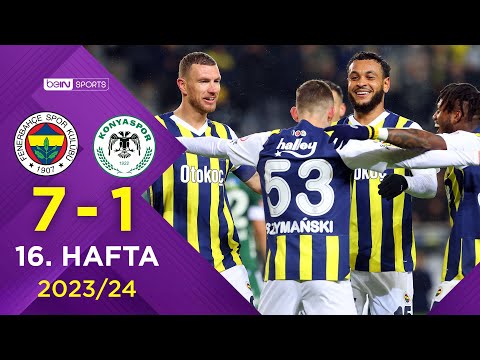 Fenerbahçe (7-1) Tümosan Konyaspor | 16. Hafta – Trendyol Süper Lig 2023/2024