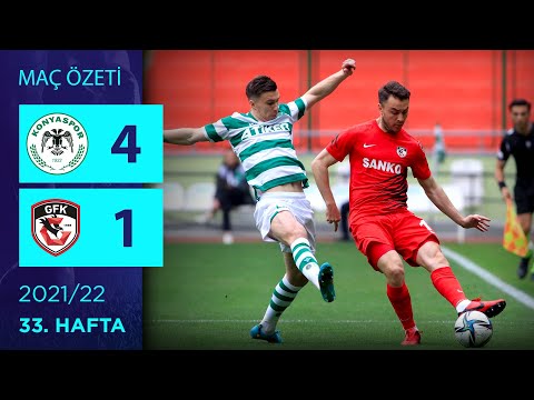 ÖZET: Konyaspor 4-1 Gaziantep FK | 33. Hafta – 2021/22