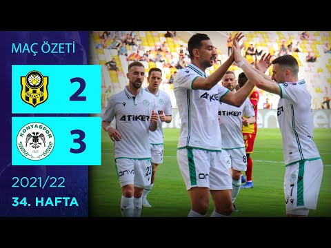 ÖZET: Yeni Malatyaspor 2-3 Konyaspor | 34. Hafta – 2021/22